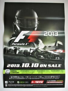 F1　Formula1 2013 フォーミュラ1 B2 ポスター 店頭 プロモーション 販促