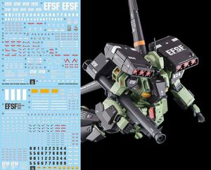 MG 1/100 スタークジェガン用水転写式デカール　並行輸入品