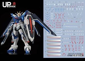 HG 1/144 ライジングフリーダムガンダム用蛍光水転写式デカール　並行輸入品