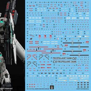 RG 1/144 フルアーマーユニコーンガンダム用水転写式デカール　並行輸入品