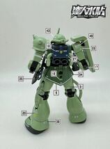 HG 1/144 量産型ザクⅡ用水転写式デカール　並行輸入品_画像5