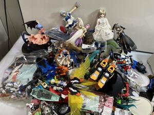 (5-234) figure parts large amount set sale junk toy hobby 
