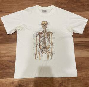  специальный! USA производства Cart ko балка n тело человека анатомия футболка Vintage Vintage ...bo-n90s Nirvananiruva-na