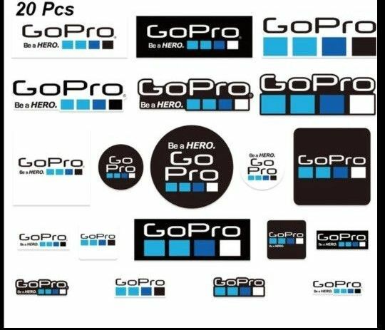 GoPro ゴープロ 20枚 アウトドア ステッカー シール まとめ売り