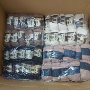 100 jpy ~ 6 lucky bag stock disposal knitting wool handicrafts raw materials knitting *.. knitting wool exist ..~ together set including in a package un- possible 