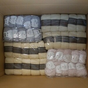 100 jpy ~12 lucky bag stock disposal knitting wool handicrafts raw materials knitting *.. knitting wool exist ..~ together set including in a package un- possible 