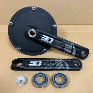 Rotor 3D24 Track Crankset + BB 175mm PCD144 / ピスト トラック シングル クランクセット