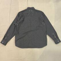 24SS 新品 SOPHNET. ソフネット REGULAR COLLAR SHIRT ポプリンシャツ BLACK STRIPED_画像5