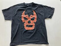 【古着】LUCHA UNDERGROUND ルチャ・アンダーグラウンド　LU LOGO BLACK Tシャツ　XLサイズ_画像1