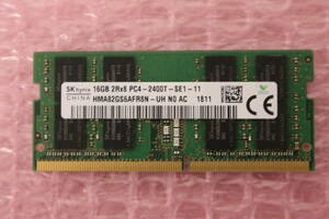 ★送料無料★SK hynix ノート用16GBメモリー 2RX8 PC4-2400T-SE1-11 HMA82GS6AFR8N-UH N0 AC 1811-03