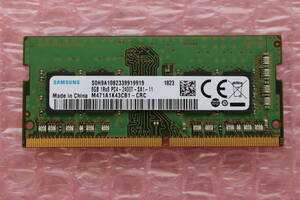 * free shipping *SAMSUNG Note for 8GB memory 1Rx8 PC4-2400T-SA1-11 M471A1K43CB1-CRC 1823-04[ several equipped ]