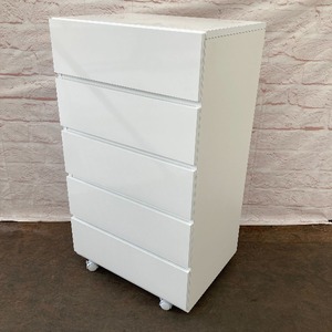  used storage box chest with casters . lustre gloss gloss 