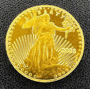 金貨　アメリカ 硬貨 古銭 自由の女神 2023年 国会議事堂 トーチ オリーブ 太陽 ワシ コイン 