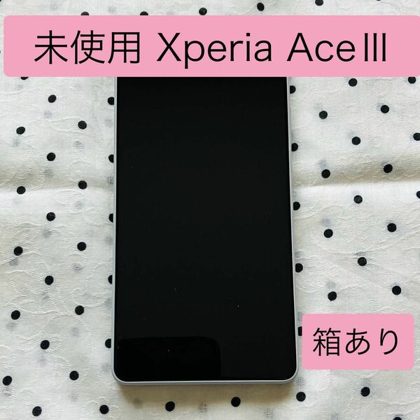 [新品未使用]Xperia Ace III グレー 64 GB カタログ付