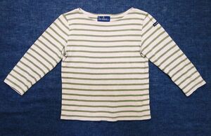  France made Le minor bus k shirt 7 minute sleeve * postage 230 jpy ~