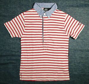 gym master* polo-shirt with short sleeves S size * postage 230 jpy ~
