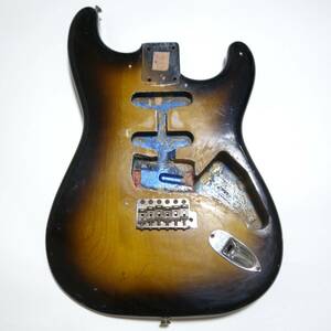 FENDER JAPAN ST57-65 82年製 JVシリアル ストラトキャスター ボディ ジャンク品 /Fender Stratocaster Body MADE IN JAPAN 1982