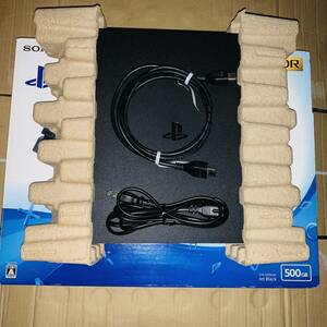 【134】 PS4 CUH-2200A ジェットブラック 封印シール有り