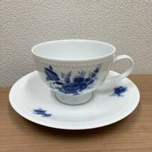 ●【NARUMI/ナルミ】Fine China/ファインチャイナ ブルーフラワー 40955-32435 カップ&ソーサー 5客セット 未使用品 箱付き★23055_画像3