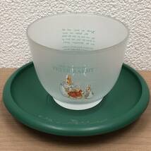 ●【PETER RABBIT/ピーターラビット】ガラス茶器 冷茶カップ＆茶托/アイスティーグラス＆コースター 5客セット★23114_画像6