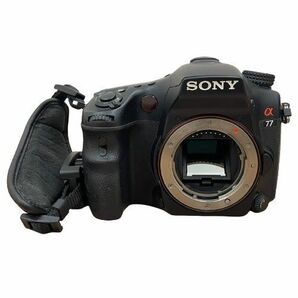 ★【SONY/ソニー】α 77 STL-A77V DT 3.5-5.6/18-135 SAM SAL18135 デジタル一眼レフカメラ ブラック/黒色 コレクション★15414の画像2