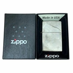 ★【ZIPPO/ジッポ―】シルバー 2023年製 火花〇 元箱付き 喫煙具 喫煙グッズ アンティーク コレクション★15568