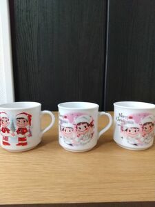 不二家ペコちゃん クリスマス マグカップ 3個 マグカップ