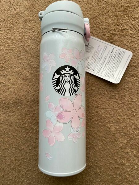 Starbucks Coffee スターバックス ハンディー ステンレスボトル ブルー 500ml SAKURA 2022