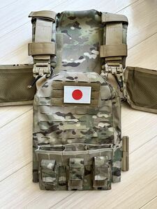 NBプレートキャリア マルチカム Multicam パッチ付き