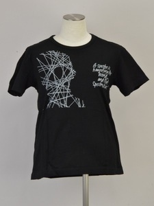 コムデギャルソン PINK JUNYA WATANABE COMME des GARCONS Tシャツ Sサイズ ブラック レディース j_p s_z F-S2213