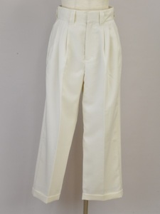  мех la-FARAH Ray BEAMS специальный заказ брюки 3tuck Wide Pants 28 размер "теплый" белый женский u_s e_u F-L7905