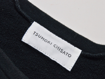 ツモリチサト TSUMORI CHISATO スウェット Tシャツ/カットソー 2サイズ ブラック レディース j_p s_z F-M6150_画像6