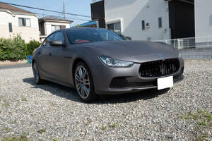 【個person】Maserati GhibliS 202005 中期type Right hand drive フルラッピング