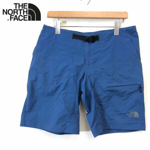 G37-F-N◆ THE NORTH FACE ザノースフェイス トラックショートパンツ ハーフ ボトムス ◆ sizeM ナイロン100 ブルー 古着 メンズ 春夏