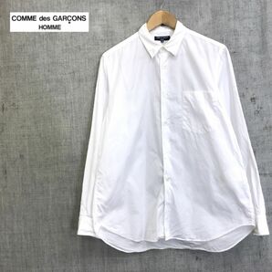 G74-N◆ COMME des GARCONS HOMME コムデギャルソン オム 長袖シャツ 白シャツ トップス ◆ sizeM ホワイト コットン100 メンズの画像1