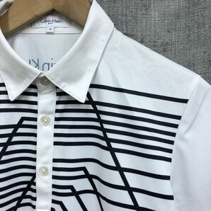 G109-J◆Calvin Klein golf カルバンクライン ゴルフ 半袖ポロシャツ◆サイズM メンズ 紳士 スポーツウェア ゴルフウェア トップス 春夏の画像2