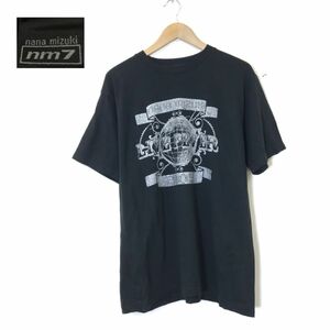 G600-N◆美品◆ 水樹奈々 nana mizuki 半袖Tシャツ カットソー 2009 LIVE FEVER ライブT ◆ sizeL ブラック 黒 コットン100