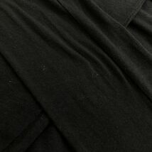 G1013-O◆日本製◆ L.G.B. ルグランブルー ロングTシャツ Vネック 長袖 トップス◆size1 コットン シルク ブラック 黒_画像7