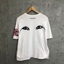 G893-T◆イタリア製◆OPENING CEREMONY オープニングセレモニー 半袖Tシャツ デザインプリント◆sizeS ホワイト レディース コットン100_画像6