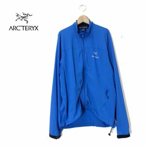 G1135-N*old* ARC'TERYX Arc'teryx ветровка тонкий полный Zip окно ракушка Logo *sizeS синий blue .. серия 
