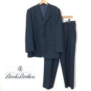 G1603-F-N* Brooks Brothers Brooks Brothers выставить костюм одиночный tailored jacket слаксы * 44 шерсть б/у одежда 