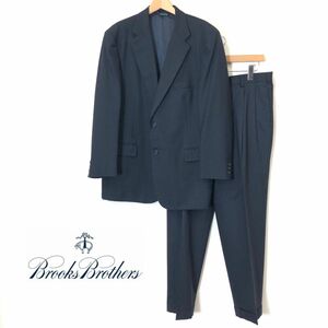 G1602-F-N* Brooks Brothers Brooks Brothers выставить костюм одиночный tailored jacket слаксы * 42 шерсть б/у одежда 