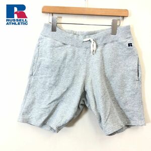 G1595-F◆ RUSSELL ATHLETIC ラッセルアスレチック ships シップス ハーフスウェットパンツ ショーツ ボトムス ◆ sizeS コットン100 古着