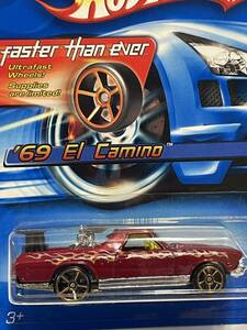 HOT　WHEELS　'69　El　Camino　　Faster　than　ever　レア