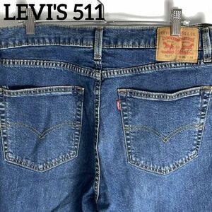 LEVI'S 511 ジーンズデニムパンツ スリムフィットW36L34 濃紺