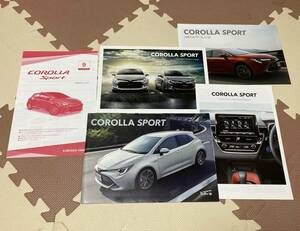 ★トヨタ　カローラスポーツ　カタログ★　　2018年8月　アクセサリーカタログ☆価格表他付☆COROLLA SPORT