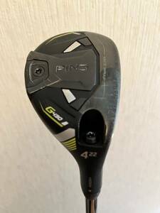 PING G430 UT22（TOUR 2.0 CHROME 2.0 Rシャフト） ハイブリッド ユーティリティ #4 22度