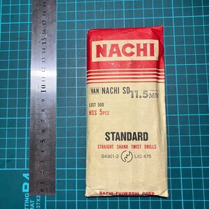 NACHI スタンダードストレートシャンク ドリル 11.5mm 5本
