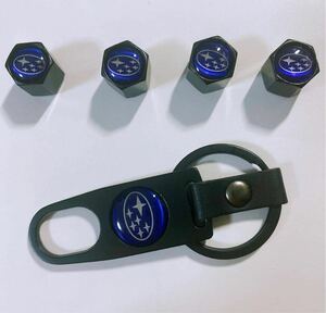 SUBARU Subaru key holder attaching air valve cap 