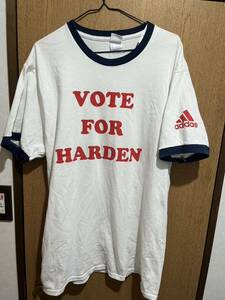 VOTE FOR HARDEN パロディ PEDRO アディダス adidas 映画 Tシャツ バス男 ナポレオン ダイナマイト PORT&COMPANY リンガー